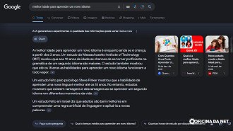 Exemplo de busca com SGE no Brasil